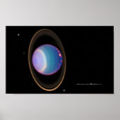 Hubble Image Of Uranus Poster (Vorne)
