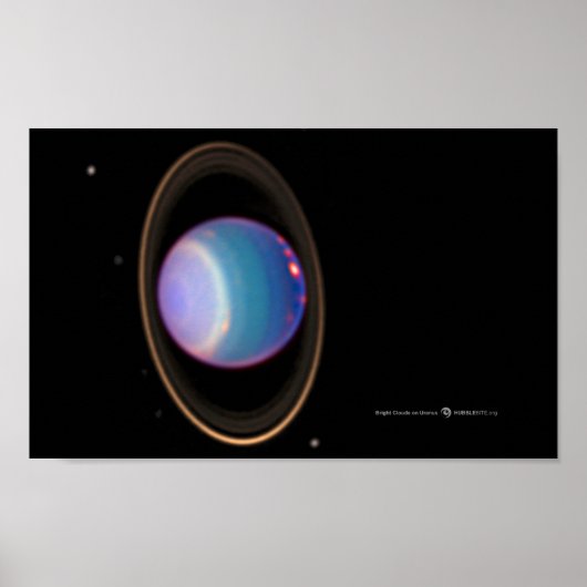 Hubble Image Of Uranus Poster (Vorne)