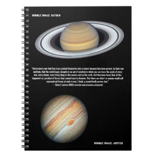 Hubble-Jupiter- und Saturn-Wissenschaftssatz Notizblock