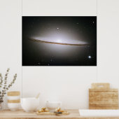Hubble Mosaik der Majestic Sombrero Galaxy Poster (Küche)