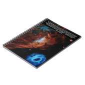 Hubble Nebula Scientist Quotation Notebook Notizblock (Linke Seite)
