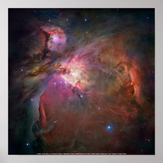 Hubble / Orion-Nebel Poster (Vorne)