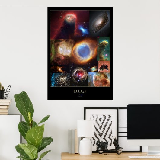 Hubble Poster (Heimbüro)