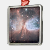 Hubble-Schneengel Ornament Aus Metall (Links)