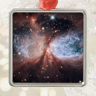 Hubble-Schneengel Ornament Aus Metall