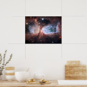 Hubble-Schneengel Poster (Küche)