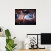 Hubble-Schneengel Poster (Heimbüro)