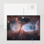 Hubble-Schneengel Postkarte (Vorne/Hinten)