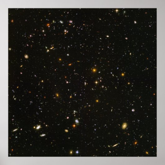 Hubble sieht Galaxien Poster (Vorne)