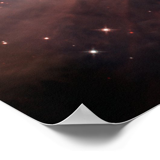 Hubble Snow Angel Poster (Ecke)