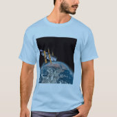 Hubble Space Telescope Astronomie Baseball Jersey T-Shirt (Vorderseite)