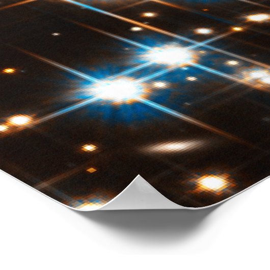 Hubble Space Telescope Image of Globular Cluster Poster (Ecke)