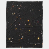 Hubble Telescope Ultra Deep Field Galaxies Foto Fleecedecke (Vorderseite)