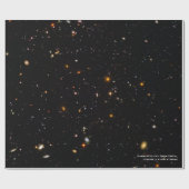 Hubble Telescope Ultra Deep Field Galaxies Foto Geschenkpapier (Flach)