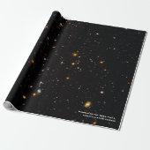 Hubble Telescope Ultra Deep Field Galaxies Foto Geschenkpapier (Ungerollt)