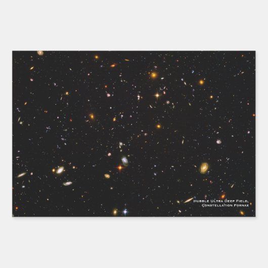 Hubble Telescope Ultra Deep Field Galaxies Foto Geschenkpapier Set (Vorderseite 3)