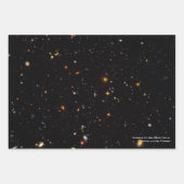 Hubble Telescope Ultra Deep Field Galaxies Foto Geschenkpapier Set (Vorderseite 2)