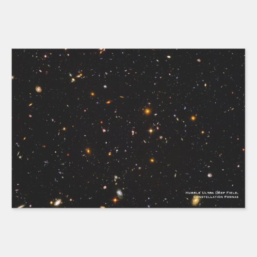 Hubble Telescope Ultra Deep Field Galaxies Foto Geschenkpapier Set (Vorderseite 2)