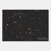 Hubble Telescope Ultra Deep Field Galaxies Foto Geschenkpapier Set (Vorderseite)