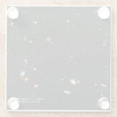 Hubble Telescope Ultra Deep Field Galaxies Foto Glasuntersetzer (Rückseite)