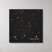Hubble Telescope Ultra Deep Field Galaxies Foto Leinwanddruck (Vorderseite)