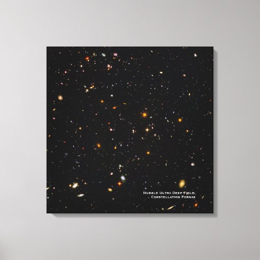 Hubble Telescope Ultra Deep Field Galaxies Foto Leinwanddruck (Vorderseite)