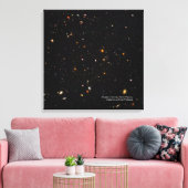 Hubble Telescope Ultra Deep Field Galaxies Foto Leinwanddruck (Insitu (Wohnzimmer))