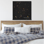 Hubble Telescope Ultra Deep Field Galaxies Foto Leinwanddruck (Insitu (Schlafzimmer))