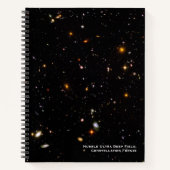 Hubble Telescope Ultra Deep Field Galaxies Foto Notizblock (Vorderseite)