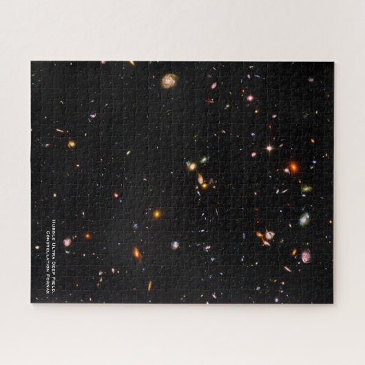 Hubble Telescope Ultra Deep Field Galaxies Foto Puzzle (Horizontal)