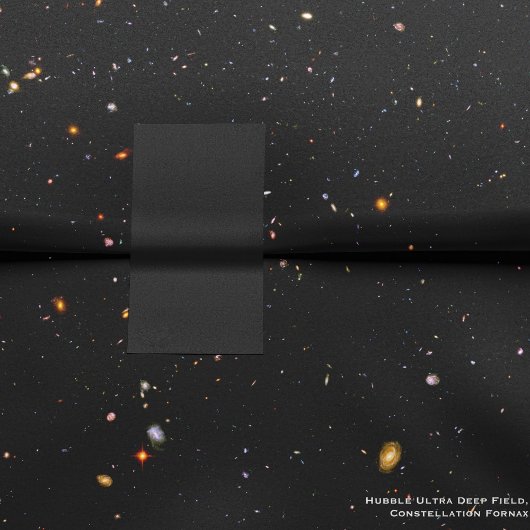 Hubble Telescope Ultra Deep Field Galaxies Foto Seidenpapier