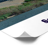 Hubble-Teleskop 1990 zur Erkennung Poster (Ecke)