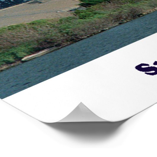 Hubble-Teleskop 1990 zur Erkennung Poster (Ecke)