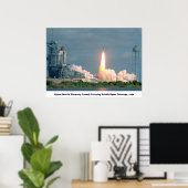 Hubble-Teleskop 1990 zur Erkennung Poster (Heimbüro)