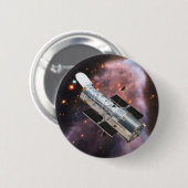 Hubble-Teleskop Button (Vorne & Hinten)