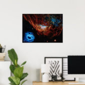 Hubble-Teleskop: Kosmisches Riff (2020) Poster (Heimbüro)