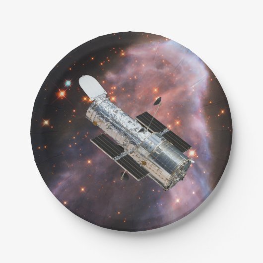 Hubble-Teleskop Pappteller (Vorderseite)