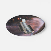 Hubble-Teleskop Pappteller (Schrägansicht)