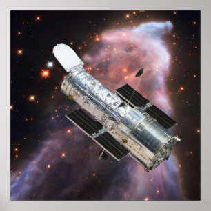 Hubble-Teleskop Poster