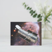 Hubble-Teleskop Postkarte (Stehend Vorderseite)