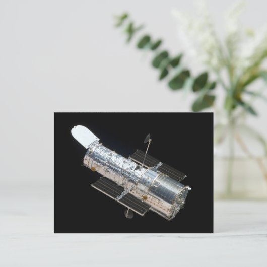 Hubble-Teleskop Postkarte (Stehend Vorderseite)