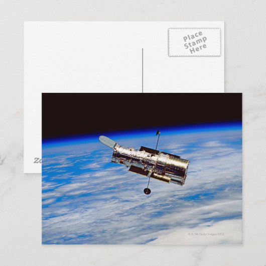 Hubble-Teleskop Postkarte (Vorne/Hinten)