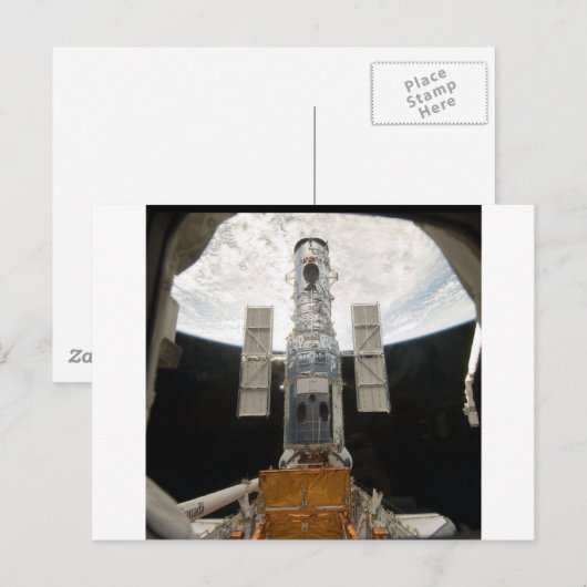 Hubble-Teleskop Postkarte (Vorne/Hinten)