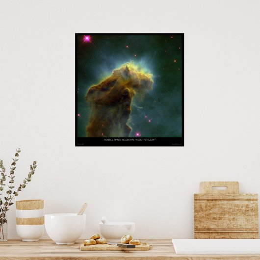 Hubble-Teleskopbild "Stellar" Poster (Küche)