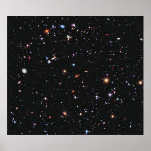 Hubble-Tiefenfeld Poster
