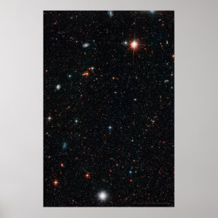 Hubble tiefes Feld 20x30 (16x24) Poster