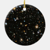 Hubble tiefes Feld Keramikornament (Hinten)