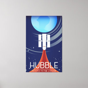Hubble Tor zum Universum Leinwanddruck