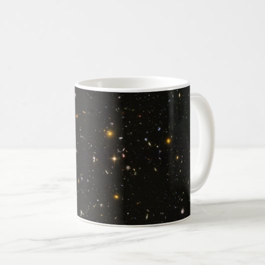 Hubble-Ultra-Deep-Feld Kaffeetasse (VorderseiteRechts)