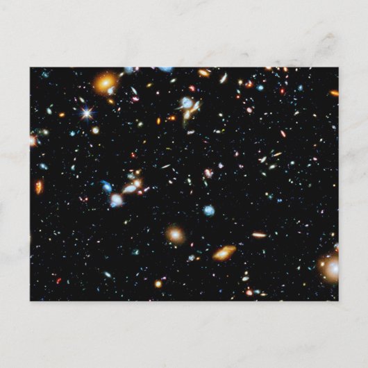 Hubble-Ultra-Deep-Feld Postkarte (Vorderseite)